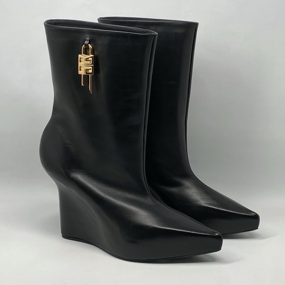 Givenchy G-Lock Ankle Boots in Leather size 38 - Picture 9 of 16